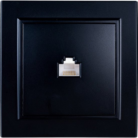 Одноместная компьютерная розетка STEKKER PST00-9007-03
