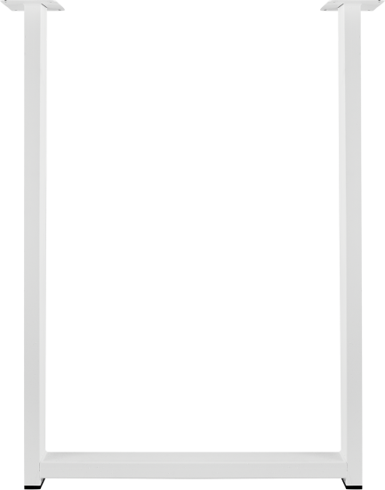 Подстолье для обеденного и письменного стола 71 см сталь цвет белый матовый