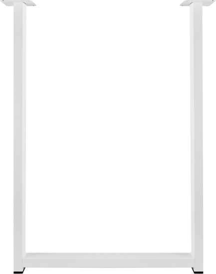 Подстолье для обеденного и письменного стола 71 см сталь цвет белый матовый