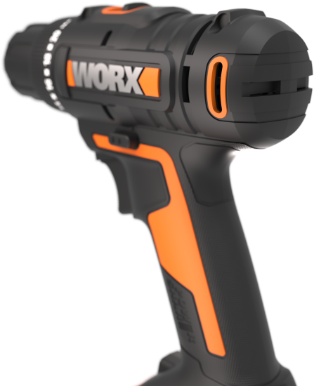 Дрель-шуруповерт аккумуляторная Worx WX100.3, 20 В Li-ion 2x2 Ач