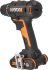 Дрель-шуруповерт аккумуляторная Worx WX100.3, 20 В Li-ion 2x2 Ач