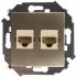 Компьютерная двойная розетка Simon 1591593-034