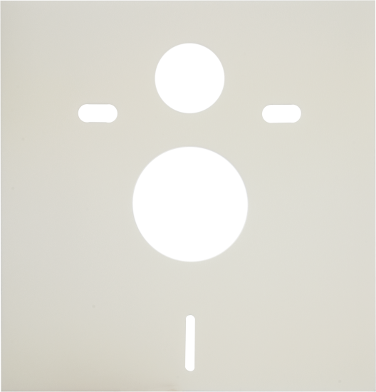 Прокладка универсальная для подвесного унитаза 40x42 см полистирол цвет белый