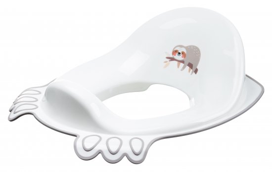 Накладка на унитаз детская Kidfinity с декором цвет светло-бежевый