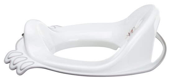 Накладка на унитаз детская Kidfinity с декором цвет светло-бежевый