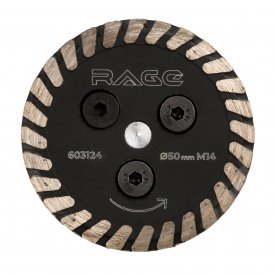 Диск алмазный по бетону и камню Rage 603124 турбо 50xM14x2.4 мм