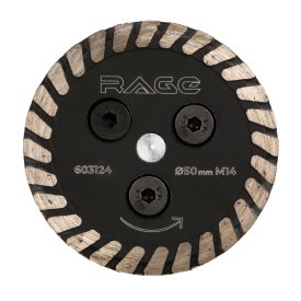 Диск алмазный по бетону и камню Rage 603124 турбо 50xM14x2.4 мм