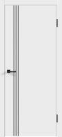 Дверь межкомнатная глухая Бланка М3 80x200 см эмаль белый без замка и петель