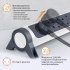 Колодка для удлинителя Legrand Комфорт 3 розетки с заземлением 3680 Вт цвет белый/черный