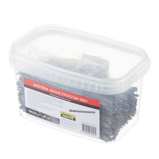 Крепеж с термодиффузионным цинкованием для планкена и террасной доски Осфикс Конструктор-190 (80 шт.)