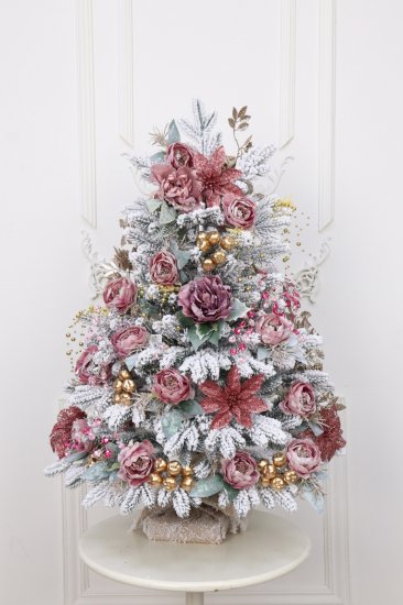 Ель новогодняя искусственная Миланская заснеженная 90 см