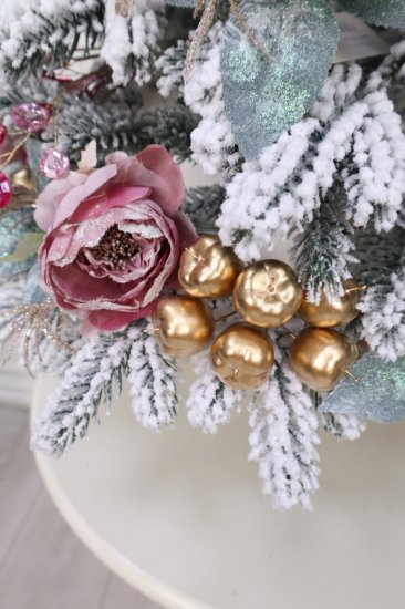 Ель новогодняя искусственная Миланская заснеженная 90 см