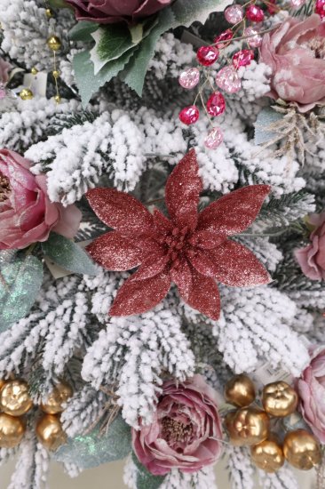 Ель новогодняя искусственная Миланская заснеженная 90 см