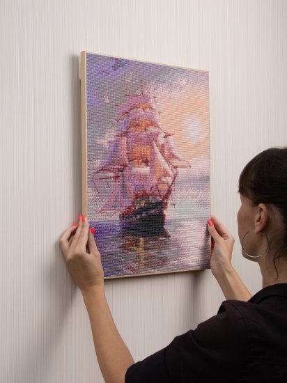 Застежки самоклеящиеся для картин средние 4 шт.