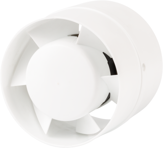 Вентилятор канальный вытяжной Equation D100 мм 34 дБ 135 м3/ч цвет белый