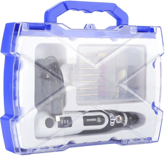 Гравер аккумуляторный Deko Set DKRT3.6Li, 3.6 В Li-ion 0.6 Ач