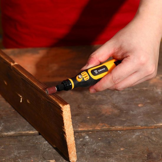 Гравер аккумуляторный Deko Set DKRT3.6Li, 3.6 В Li-ion 0.6 Ач