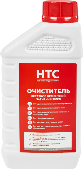 Очиститель остатков затирки и клея HTC 1 л