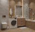 Плитка настенная Керамин Айрон 60x30 см 1.98 м² матовая цвет коричневый