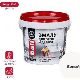 Водно-дисперсионная акриловая эмаль для окон и дверей DALI 24507