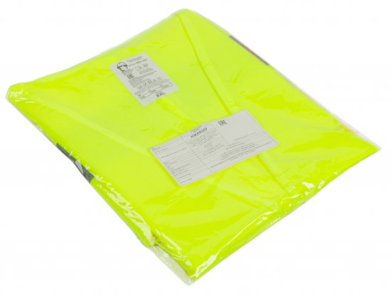 Жилет сигнальный Росмарка ЖИЛ4107 цвет лимонный плотность 120 гр. размер XXL