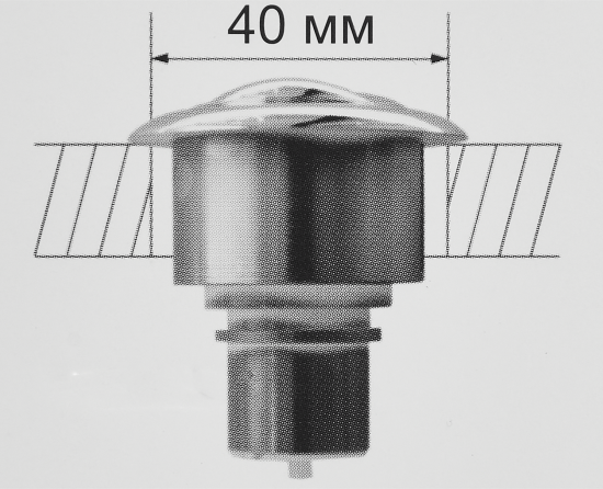 Кнопка для арматуры бачка унитаза АСД 77.01.00.3 У 2 режима