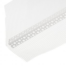 Профиль углозащитный пластиковый с сеткой 100х150 мм 3 м