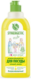 Средство для посуды Synergetic Лимон 500 мл