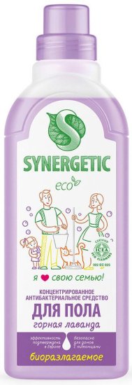 Средство для мытья пола Synergetic Горная лаванда концентрат 750 мл