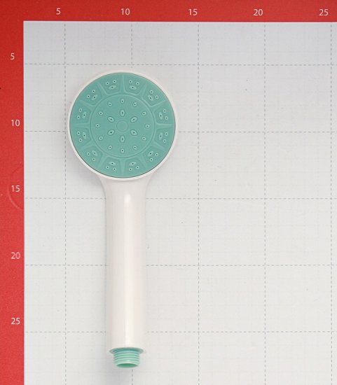 Лейка для душа Union d83 мм 1 режим без шланга пластик белая (MW071)