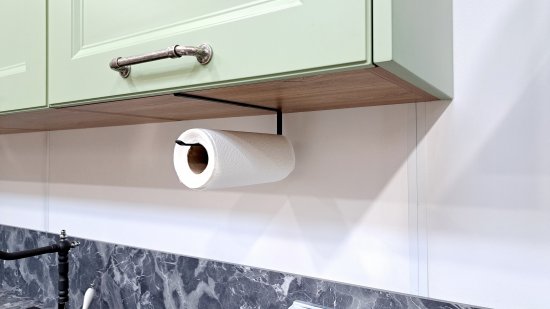 Держатель бумажного полотенца Delinia 9.8 см сталь цвет черный