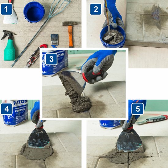 Ремсостав Plitonit универсальный 25 кг