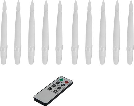 Набор светодиодных Свечей Магия 15 см 10 шт.