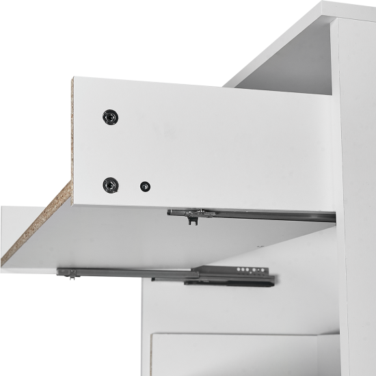 Каркас комода 4 ящика 79.8x98.2x43.5 см ЛДСП цвет белый