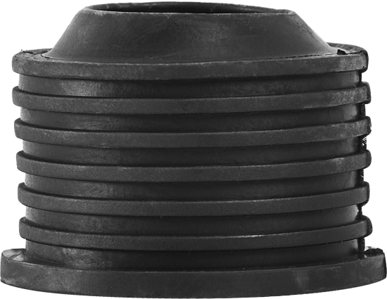 Манжета переходная трехлепестковая ДТРД 25x40 мм цвет черный