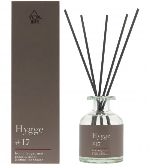 Ароматический диффузор Arida Home Hygge 17 Розовый перец/лимонное дерево 100 мл