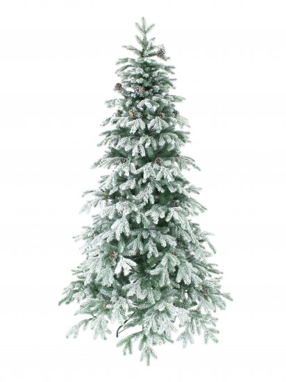 Ель новогодняя искусственная Лапландия заснеженная 240 см