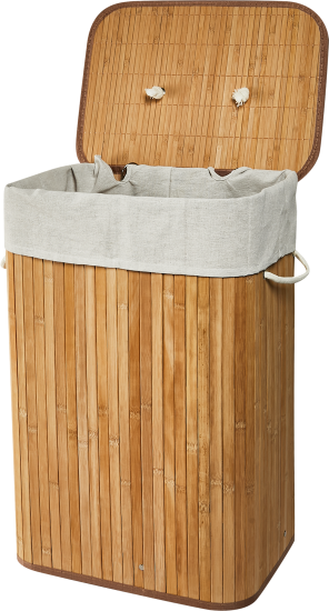 Корзина для белья Vidage Cesto 72 л бамбук цвет бежевый