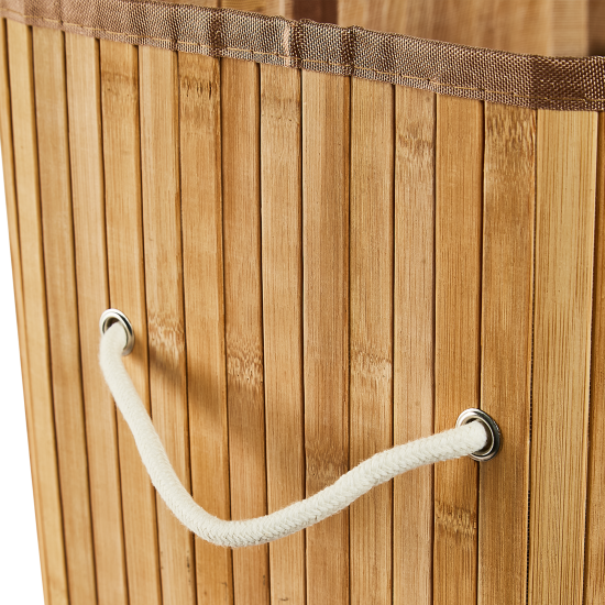 Корзина для белья Vidage Cesto 72 л бамбук цвет бежевый