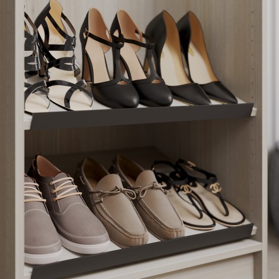 Полка наклонная с ручкой для шкафа Лион 56.7x41 см ЛДСП цвет дуб комано 2 шт