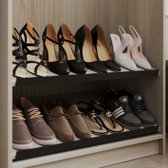 Полка наклонная с ручкой для шкафа Лион 76.7x41 см ЛДСП цвет дуб комано 2 шт