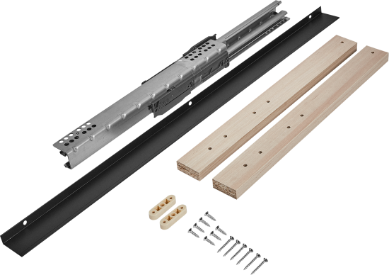 Полка выдвижная с ручкой для шкафа Лион 76.7x51.1 см ЛДСП цвет дуб комано