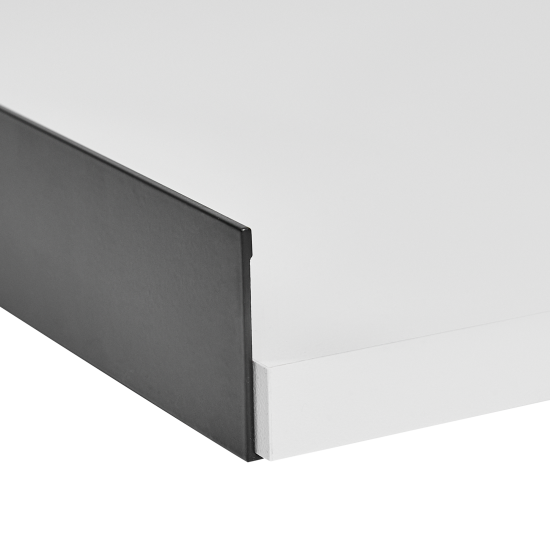 Полка наклонная с ручкой для шкафа Лион 56.7x41 см ЛДСП цвет белый 2 шт