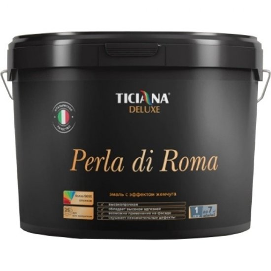 Акриловая эмаль Ticiana DeLuxe Perla di R