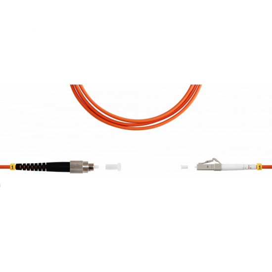 Симплексный оптический патч-корд TopLan PC-TOP-OM2-FC/P-LC/P-100