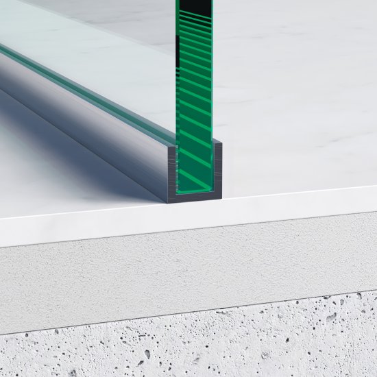 Профиль П-образный алюминий анодированный 10x10x1.2x2000 мм серебро