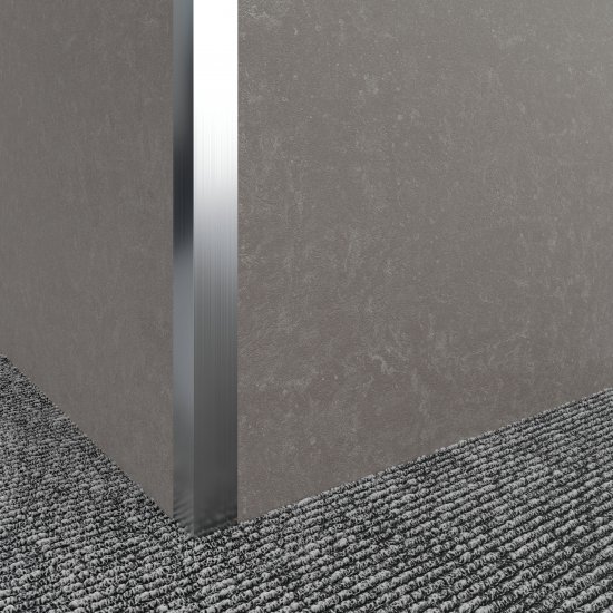 Профиль L-образный алюминий 30x30x1.2x1000 мм серый