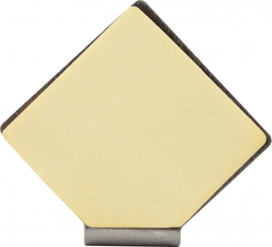 Набор крючков самоклеящиеся Ромб 5x4.5 см, серебристый 2 шт.