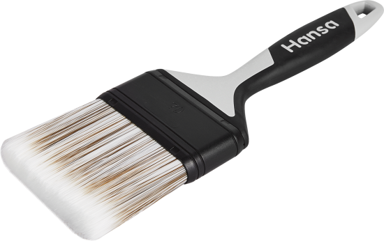 Кисть универсальная плоская Hansa Perfekt синтетическая щетина 70 мм