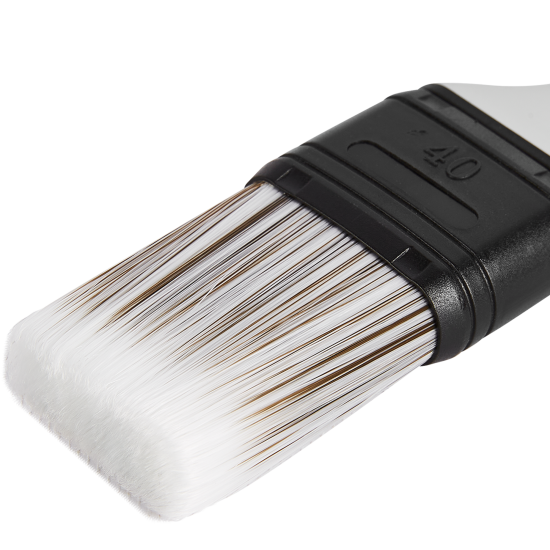 Кисть плоская для водных красок 40 мм Hansa Perfekt синтетическая щетина